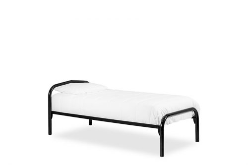 Black metal single kids bed by Hypersonic Industries Australia